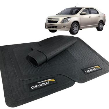 Imagem de Jogo Tapete Cobalt 2012 2013 2014 2015 Borracha com Logo - CHEVROLET