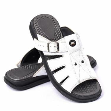 Imagem de Sandália Chinelo Couro Masculino-Masculino