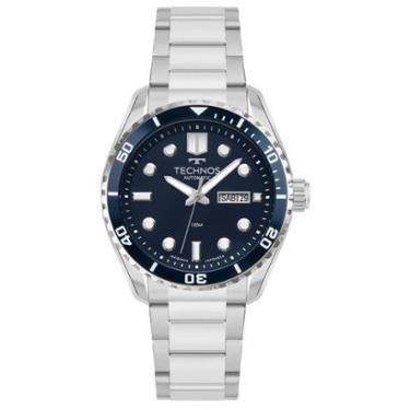 Imagem de Relógio Technos Masculino Automático Prata - 8205OX/1A Relógio Technos Masculino Acqua...