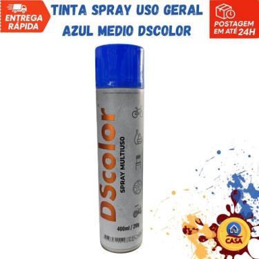 Imagem de Tinta Spray Uso Geral Azul Médio DSColor - DS Color