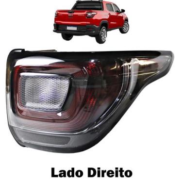 Imagem de Lanterna Traseira Strada 2020 21 22 23 24 25 Fumê - Prime, Direito