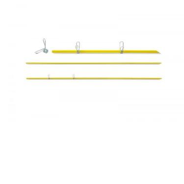 Imagem de 50 UND VARETA DE FIBRA DE VIDRO AMARELA 1,20m x 10mm P/CERCA - ZEBU
