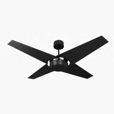 Imagem de Ventilador de Teto Natuvent Callis No Light 4 Pás Madeira Preto, 110V