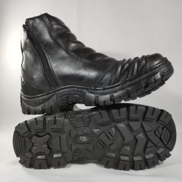 Imagem de Bota coturno gloeh masculina couro 3000, Preto, 39