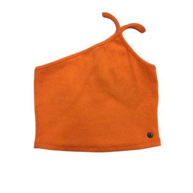 Imagem de Top essential um ombro laranja - Authoria, P, Laranja