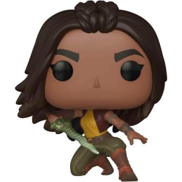 Imagem de Boneco Funko Pop Disney Raya Warrior 999 Raya e o Último Dragão