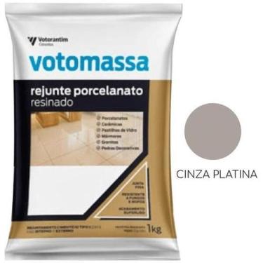 Imagem de Rejunte Porcelanato Votomassa 1kg Cinza - Nao informado