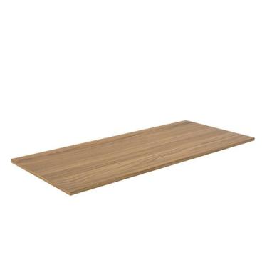 Imagem de Tampo para Balcão de Pia 120cm x 120cm Bege/Ipê - Decibal