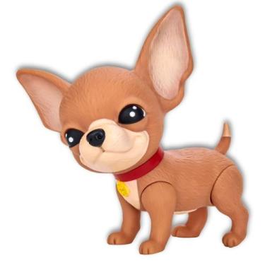 Imagem de Brinquedo Cachorrinho Pinscher Boneco Cão Realista Em Vinil - Puff Toy
