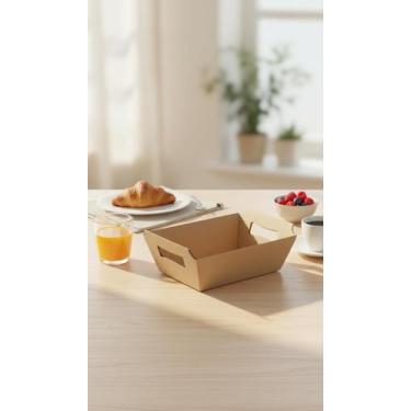 Imagem de Cesta Caixa Embalagem Presente 13x9,5x5cm 10 Unidades - Congratulation