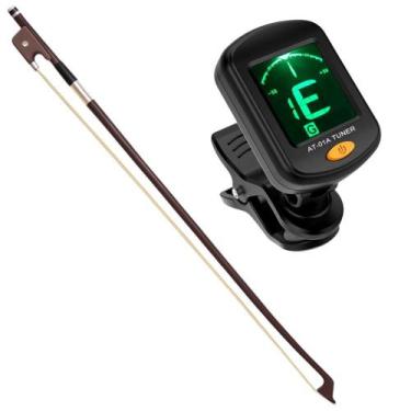Imagem de Kit Viola de Arco 38 40 42 Afinador Cromático Digital + Arco Marinos c
