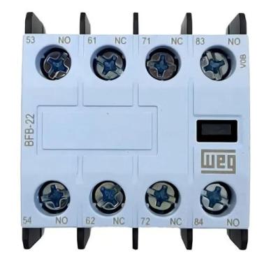 Imagem de Bloco contato auxiliar frontal bfb22 2na 2nf weg