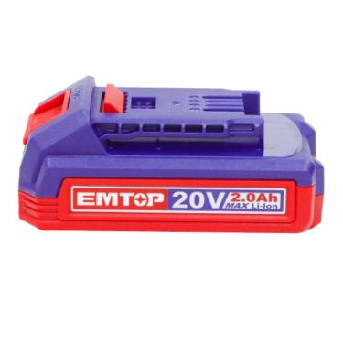 Imagem de Bateria Recarregável Emtop 20V 2Ah - Compatível com ferramentas Emtop P20S - EBPK20011