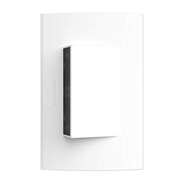 Imagem de Conjunto 1 Balizador Decorativo Luz Morna com Placa 4X2, Alumbra, Inova Pro 85106, Branco