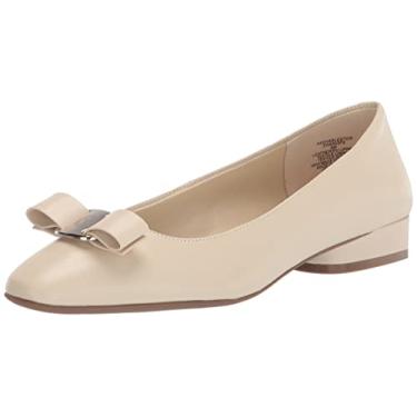 Imagem de Anne Klein Sapatilha feminina Charleston confortável, Off-white, 35