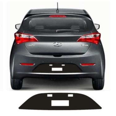 Imagem de Adesivo Carro Para-Choque Traseiro Placa Hyundai Hb20 Hatch