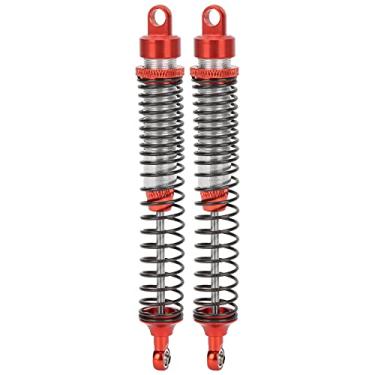 Imagem de Asixxsix 130mm RC Damper, 1/10 RC Damper Shocks Aluminum Alloy for Damping for Absorbs Vibration(Red)