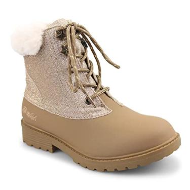 Imagem de Blowfish Girl's Ravish-K (Little Kid/Big Kid) Gold Shine On Glitter/Light Taupe Rubber/NAT Bunny Hop 13 Little Kid M