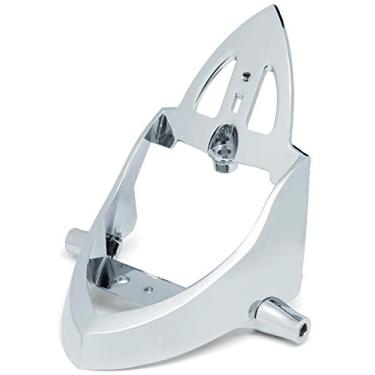 Imagem de Kuryakyn Componente de iluminação de motocicleta 3128: Suporte de seta traseira e placa de licença para motocicletas indianas 2014-20, cromado