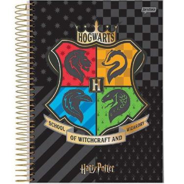 Imagem de Caderno Espiral Universitário Harry Potter 1 Matéria 96 Folhas Jandaia