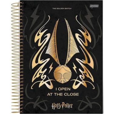 Imagem de Caderno Espiral Universitário Harry Potter 1 Matéria 96 Folhas Jandaia