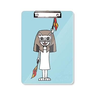 Imagem de Offside Bandeira de árbitro Gato Múmia Prancheta pasta de árbitro Placa de apoio A4