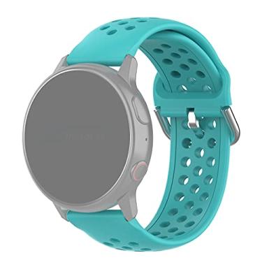 Imagem de Pulseira 20mm Sport Moderna compatível com Galaxy Watch Active 1 e 2 - Galaxy Watch 3 41mm - Galaxy Watch 42mm - Amazfit GTR 42mm - Amazfit Bip/GTS - Marca LTIMPORTS (Teal)