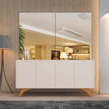 Imagem de Buffet Aparador 4 Portas 180cm Grécia Mavaular Off White