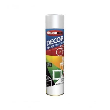 Imagem de Tinta Spray Colorgin Branco Fosco (Nr23-Onu 1950) C/6Pcs