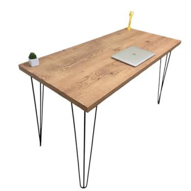 Imagem de Mesa De Jantar Aparador Bistrô Industrial Estilo Demolição Antiqua - 130x60 Cm