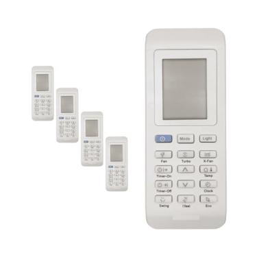 Imagem de Kit 5 Controle Remoto Compatível Ar Condicionado Electrolux Split Ecoturbo