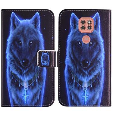 Imagem de TienJueShi Wolf Fashion Stand TPU Silicone Book Stand Flip PU Couro Protetor Capa de Telefone para Lenovo K12 Note 6,5 polegadas Capa Etui Wallet