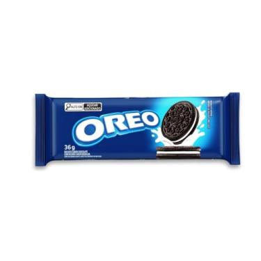 Imagem de Biscoito Chocolate Recheio Chocolate Oreo Pacote 36G