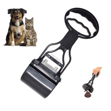 Imagem de Pa Coletora Coco Fezes Gato Cachorro Cao Pet Sujeira Animal de Estimaçao Coletor Higienico Multiuso Resistente Ambiente Limpo Seguro