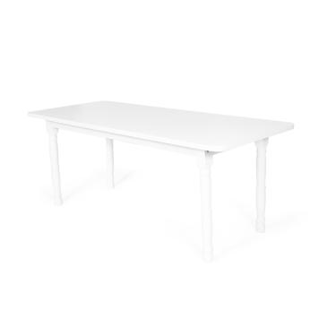 Imagem de Mesa De Jantar Retangular 6 Lugares De Madeira 160x80cm Itáli
