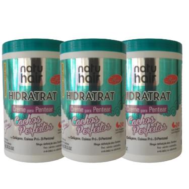 Imagem de Creme para Pentear Natuhair Cachos Perfeitos 1kg - 3 Unidades