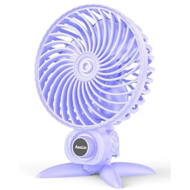 Imagem de AaoLin Ventilador pequeno USB, ventiladores de mesa com velocidades variáveis CVT, fluxo de ar de resfriamento forte, portátil silencioso, mini ventilador pessoal de mesa para quarto, casa,