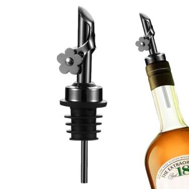 Imagem de Shakven Bico de azeite, bico para derramar óleo - Bico de licor ponderado,Bico dispensador de azeite automático, bico para garrafas de licor, bico de azeite, despejadores de garrafa para xarope de