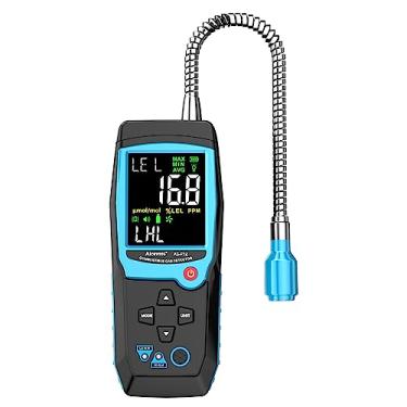 Imagem de Aicevoos Detector de gás natural com visor de concentração de gás localizando a fonte de propano, gás natural e vazamento de gás combustível para casa e trailer (inclui bateria x3)