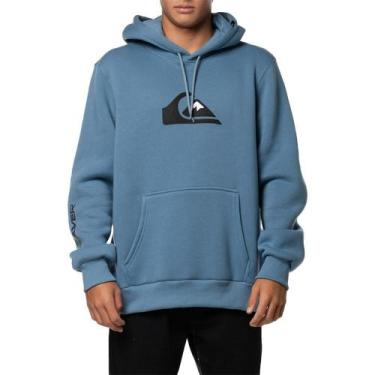 Imagem de Moletom Quiksilver Canguru Comp Logo 305G Wt24 Azul Escuro