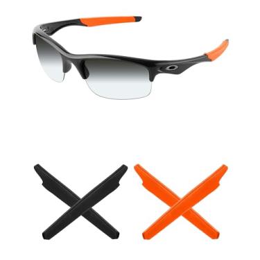 Imagem de Mryok – Opções de substituição para óculos de sol Oakley Bottle Rocket, Orange & Black, One Size