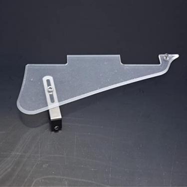 Imagem de KAISH Escudo de guitarra Clear LP com suporte de aço inoxidável cromado e parafusos de montagem de aço para Gibson Les Paul dos EUA