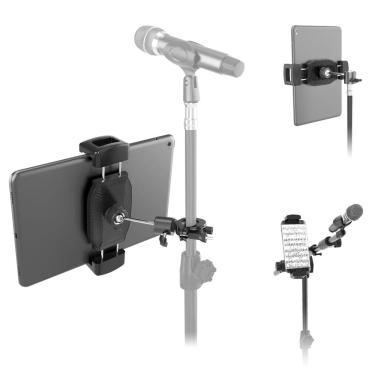 Imagem de Suporte para tablet Kereal para suporte de microfone com cabeça esférica de 360° 4.7-12.