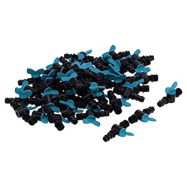 Imagem de Válvula de Corte de água Ajustável, Válvulas de Irrigação por Gotejamento para Jardim, Material Plástico de, Resistência Ao Impacto e à Corrosão, Rosca Macho de