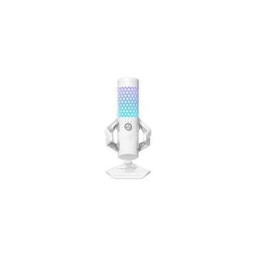 Imagem de Microfone Gamer de Mesa ASUS ROG Carnyx, RGB, USB, PC e Mac, Anti-vibração, Branco - 90YH03Z0-BAUA10