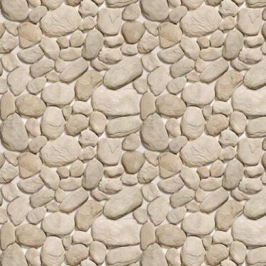 Imagem de Papel De Parede Pedras Claras Adesivo Sala Quarto Casal - LRP