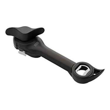 Imagem de Kuhn Rikon Abridor mestre de segurança automático para latas, garrafas e frascos, 22,8 x 7 cm, preto