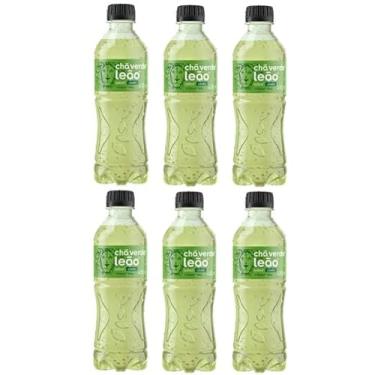 Imagem de CHÁ VERDE LEÃO LIMÃO ZERO 450ML C/ 6 UN