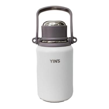 Imagem de Garrafa Térmica Arch Aço Inox 900ml Squeeze Esportiva, Branco