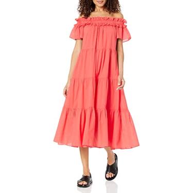 Imagem de Trina Turk Vestido midi tomara que caia, Slushie, M